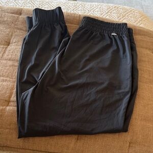 VUORI womens Black Elastic-Waist Performance Pants